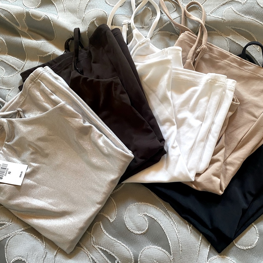Express spaghetti strap tank top